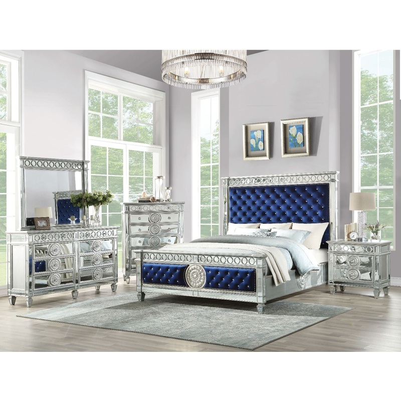 Varian – Glam – Bed|Blue|Black|Gray|Queen|King