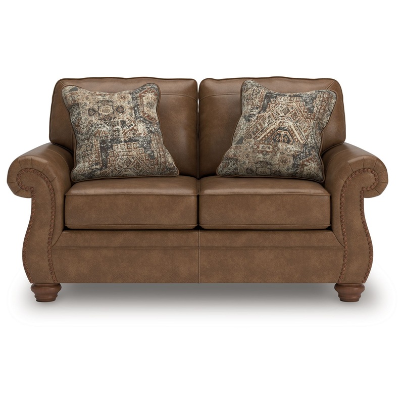 Chasemore – Loveseat|Dark Brown|Dark Gray