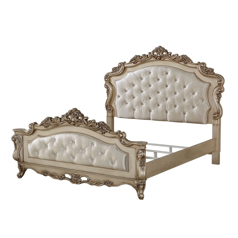Gorsedd – Bed|Antique White|Queen|King|California King
