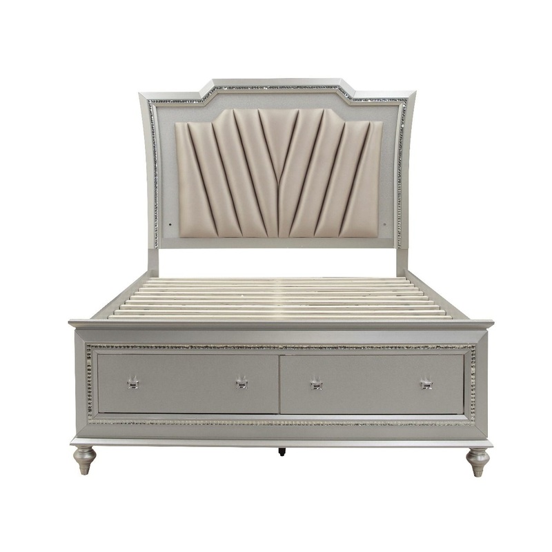 Kaitlyn – Bed (LED HB)|Champagne|Gray|King|Queen|California King