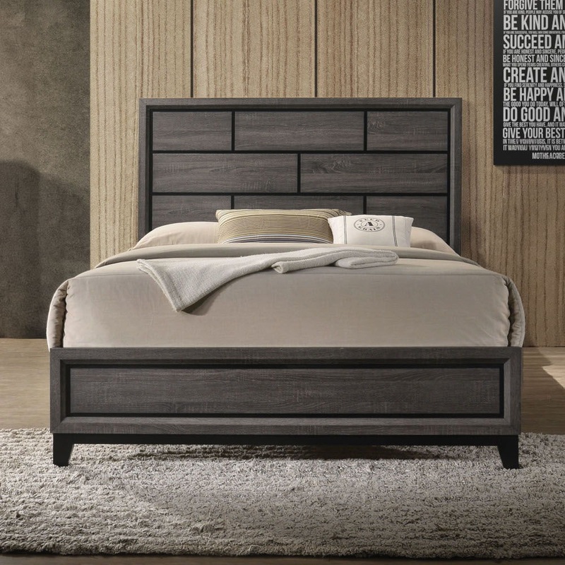 Valdemar – Bed|Weathered Gray|Queen|King