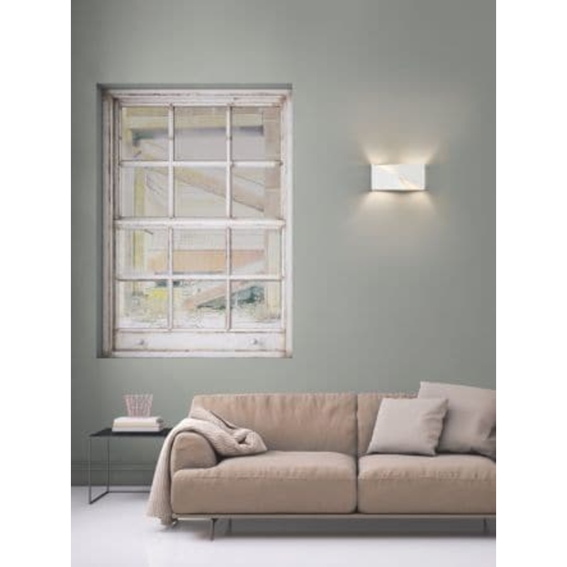 WALL LIGHT SWAN PLASTIC WHITE 30X15CM 4X5W SMART CCT