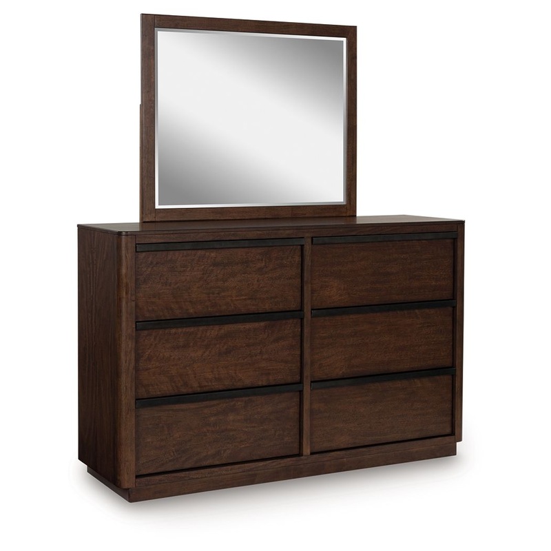 Dilenno – Dresser And Mirror – Dark Brown