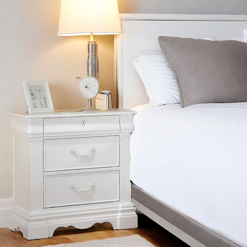 Estrella – Nightstand|White