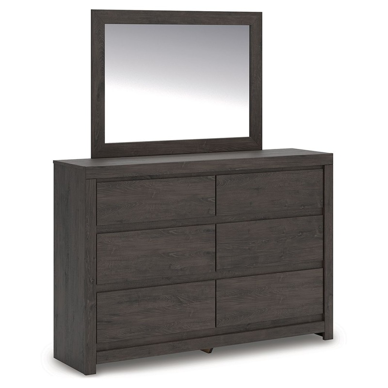 Fraluna – Dresser And Mirror – Charcoal
