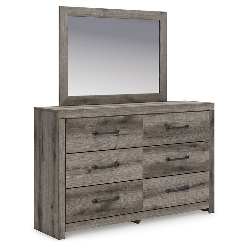 Graystorm – Dresser And Mirror – Brown Gray