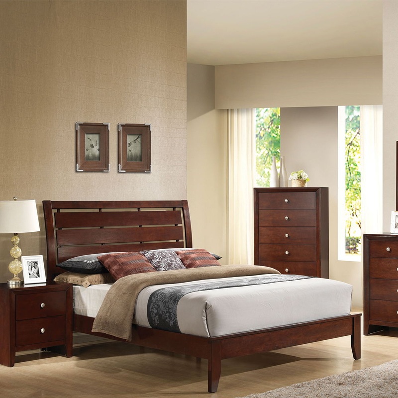 Ilana – Bed|Gray|Brown Cherry|Queen|King