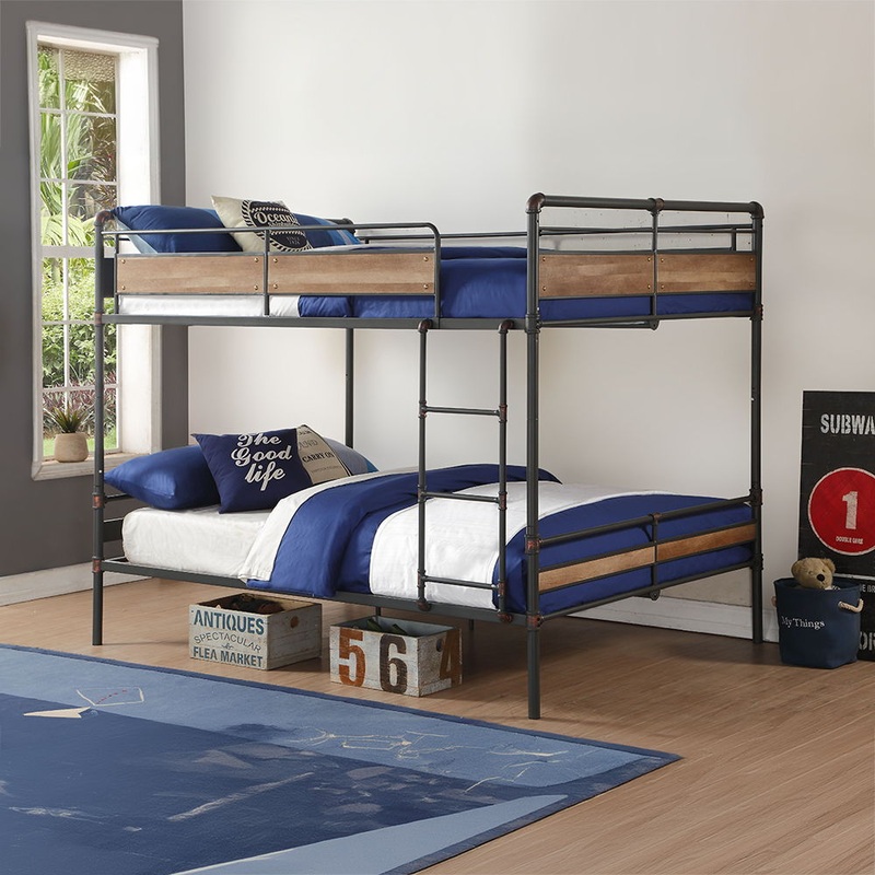 Brantley II – Bunk Bed|Sandy Black|Full|Queen