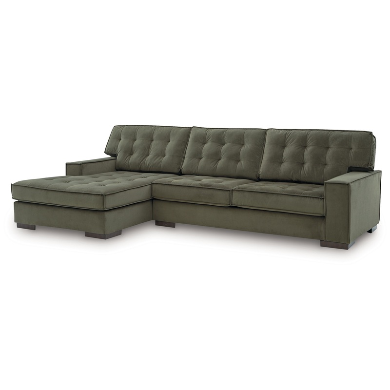 Caspian-Town – Sectional|Green|2 Pc. Left Arm Facing Corner Chaise Sectional|2 Pc. Right Arm Facing Corner Chaise Sectional