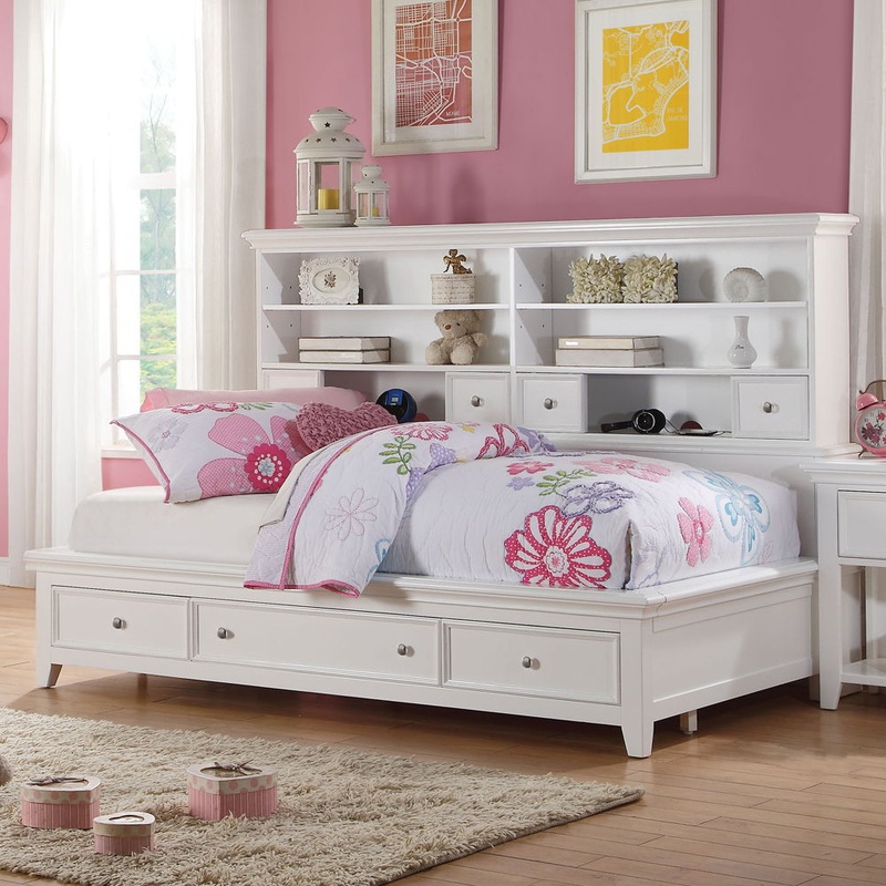 Lacey – Daybed w/Storage|White|Full|Twin