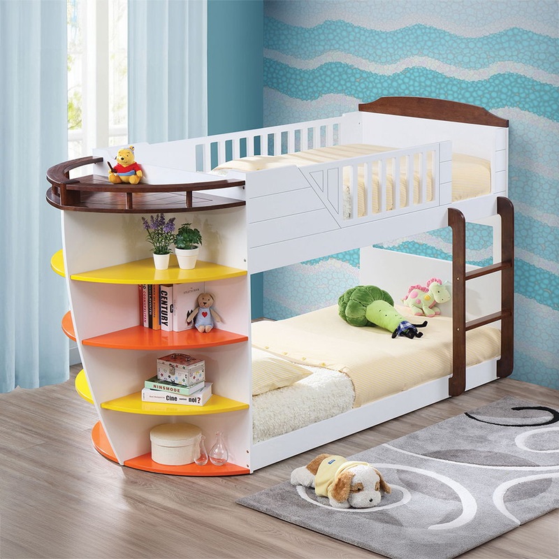 Neptune – Bunk Bed|White|Twin over Twin