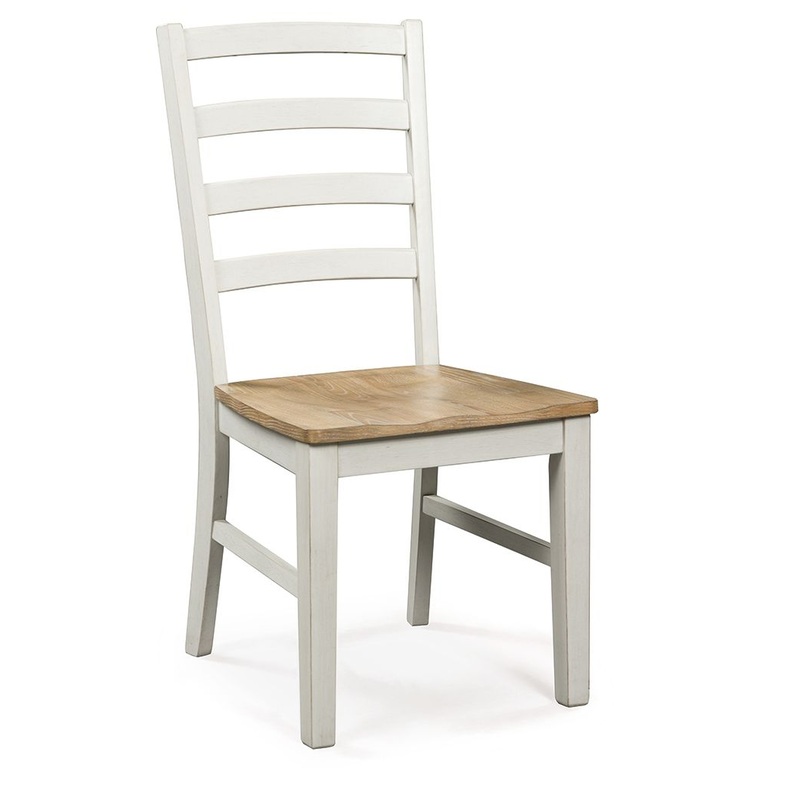 Purlaney – Dining Room Side Chair (Set of 2) – Antique White / Natural