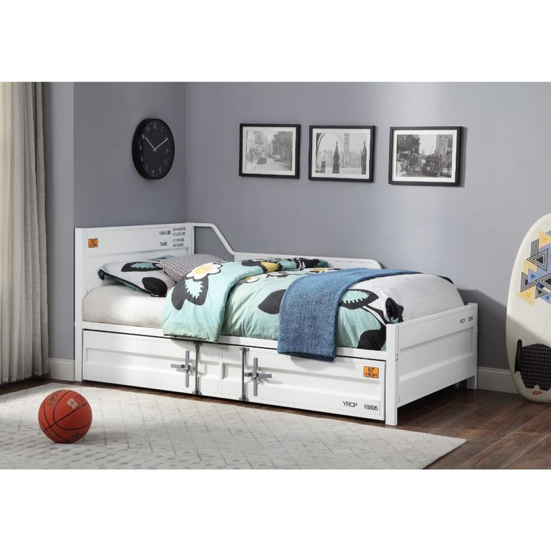 Cargo – Daybed & Trundle|White|Gunmetal|Red|Blue|Twin