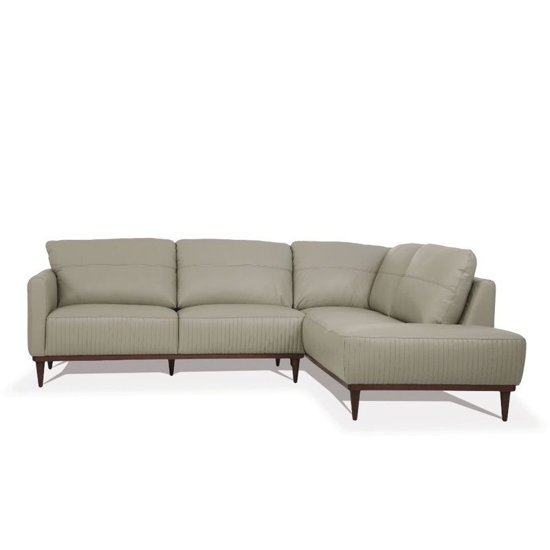Tampa – Sectional Sofa|Light Gray|Right-Arm Facing