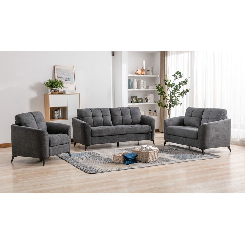 Callie – Woven Fabric Living Room Set