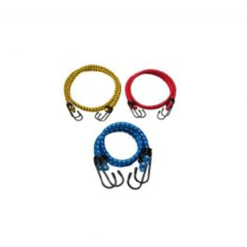 2 ELASTIC BANDS 200CM W/METAL HOOK