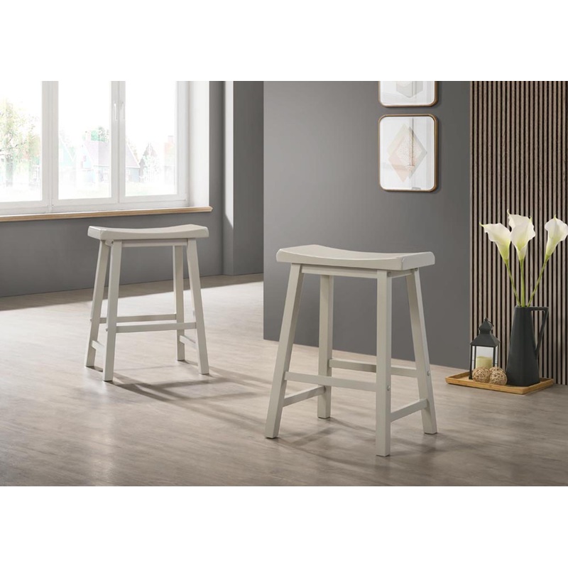 Alonzo – 17.5 Backless Ergonomic Counter Height Stool (Set of 2)