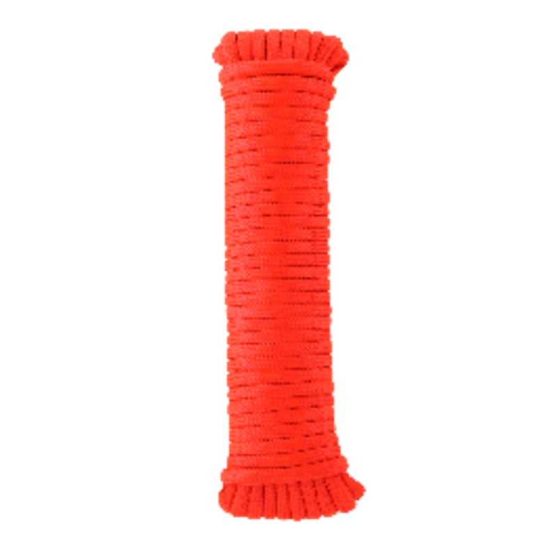 BRIGHT RED PP ROPE D6MM 10M
