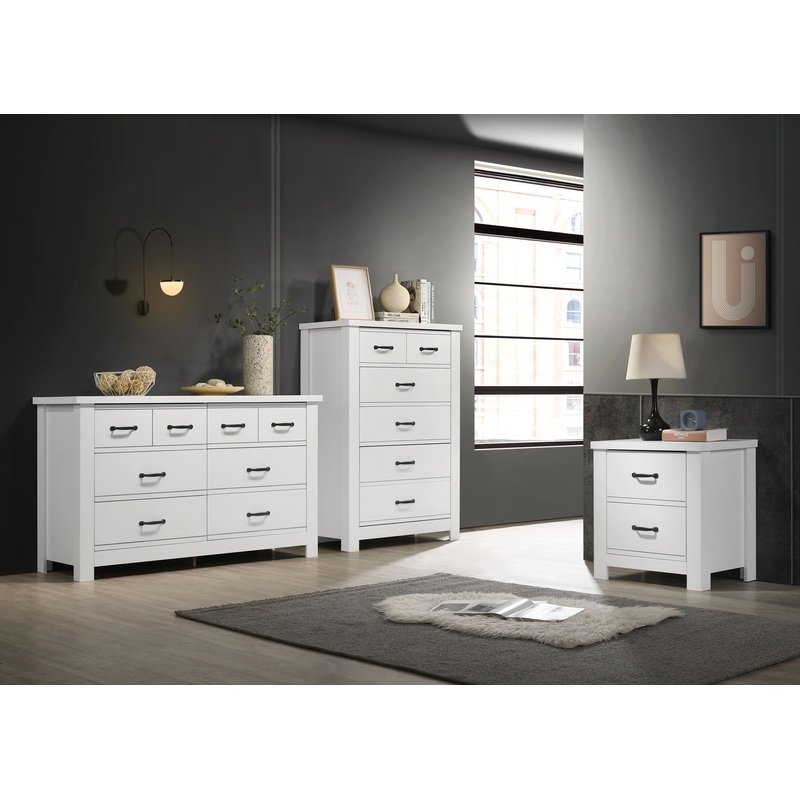 Cassini – 3 Piece Bedroom Set – White