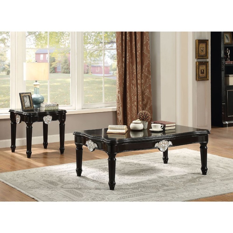 Ernestine – End Table|Black|Dark Brown