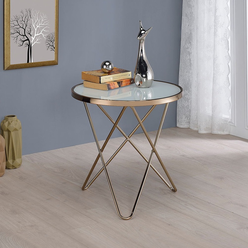 Valora – End Table|Black|White