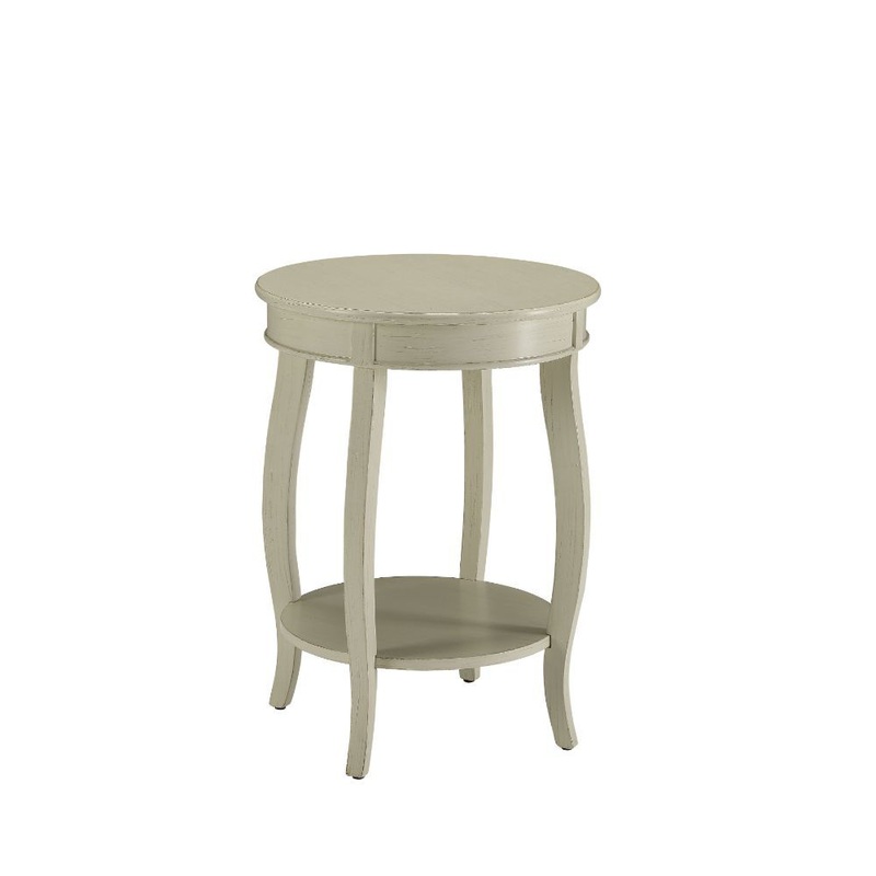 Aberta – Accent Table|Walnut|Antique White|Red|Teal