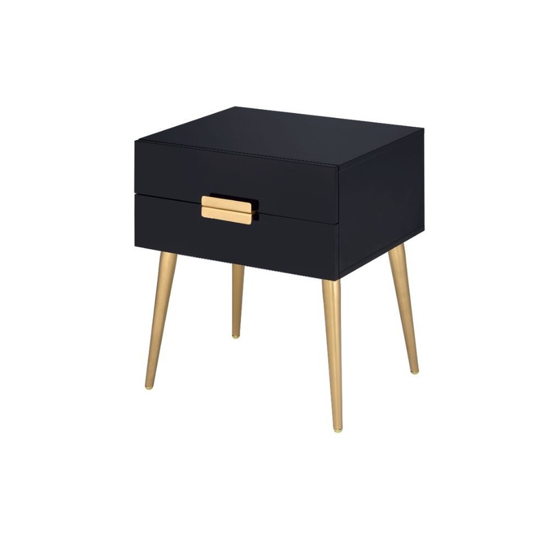 Denvor – End Table|White|Black