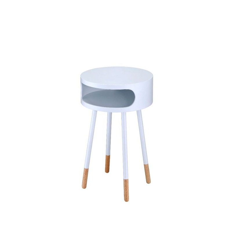 Sonria – End Table|Black|White