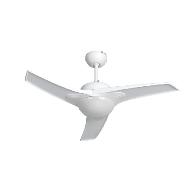 ARUBA CEILING FAN 3 BLADES D112 2XE27 46W PLASTIC WHITE