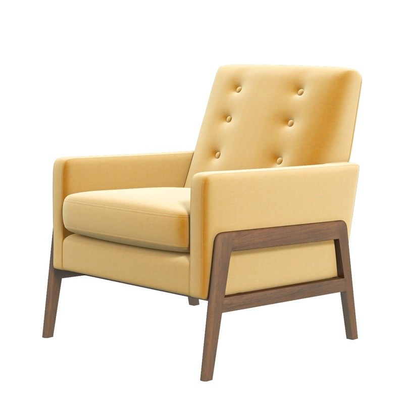 Cole – Solid Wood Lounge Chair