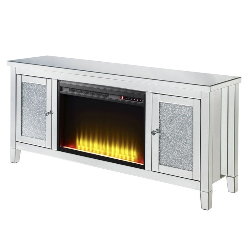 Noralie – TV Stand w/Fireplace