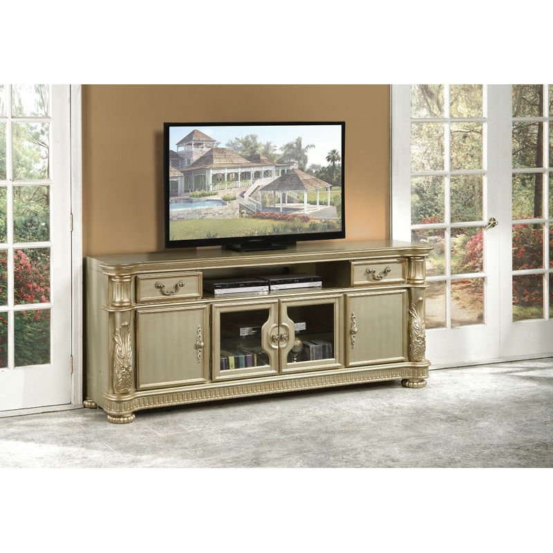 Vendome II – TV Console|Cherry|Bone|Antique Pearl