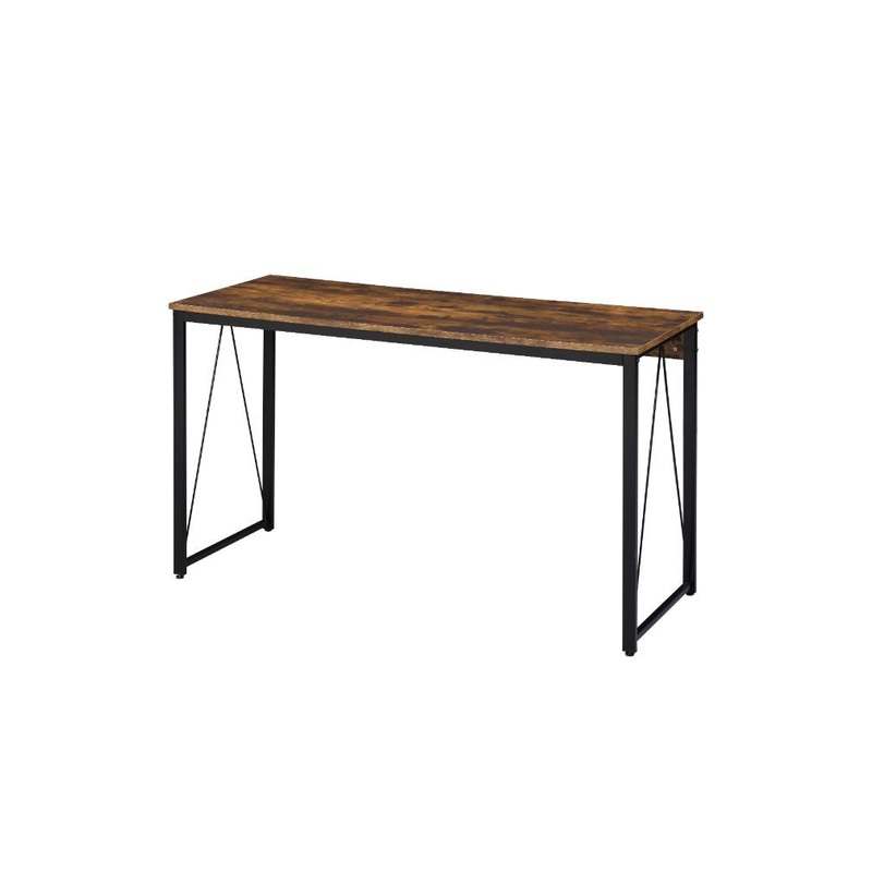 Zaidin – Writing Desk|Dark Brown|Black|White