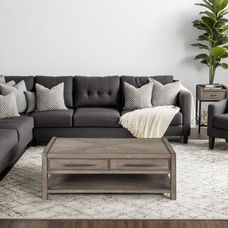 Cypress Lane – Coffee Table – White Oak