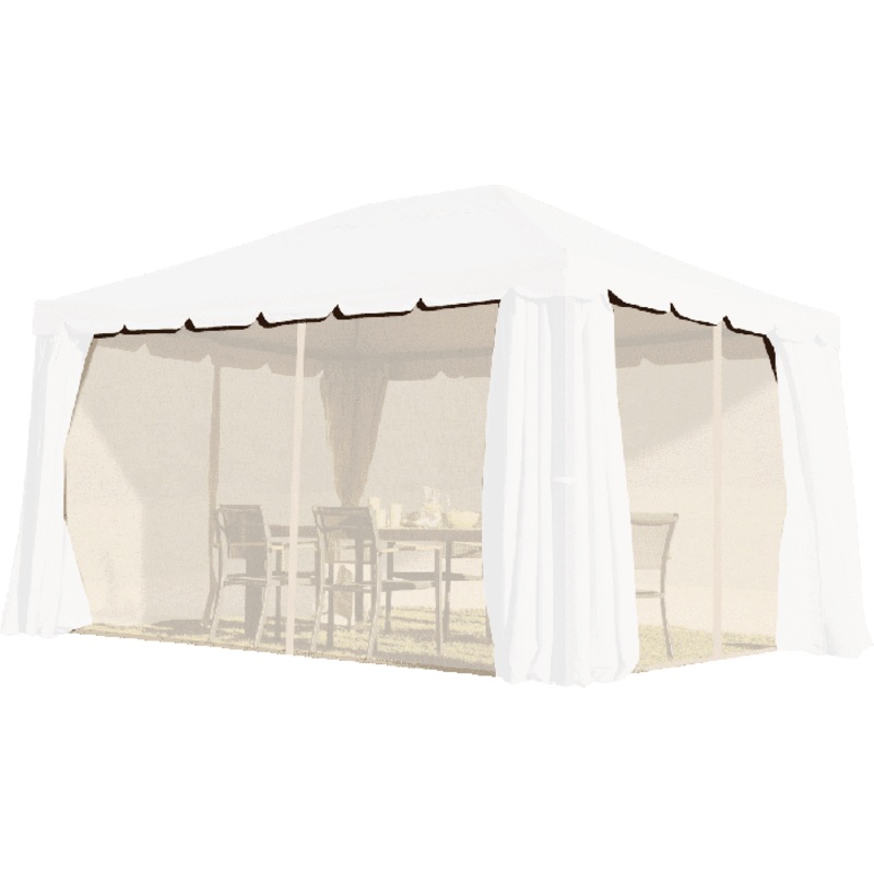 NATERIAL – SET OF 4 MOSQUITO NETS FOR GAZEBO YSIS NATERIAL TORTORA 3X4 M