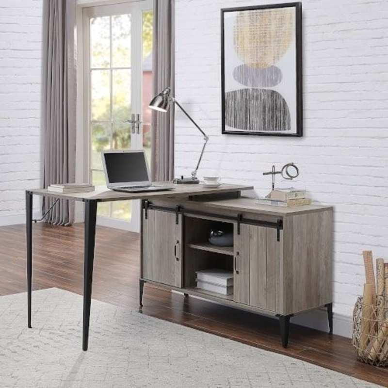 Zakwani – Writing Desk – 48|Rustic Oak|Gray Oak