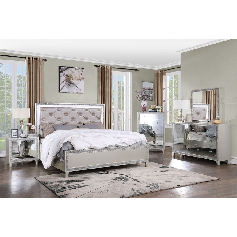 Sliverfluff – Bed|Beige|Champagne|King|Queen