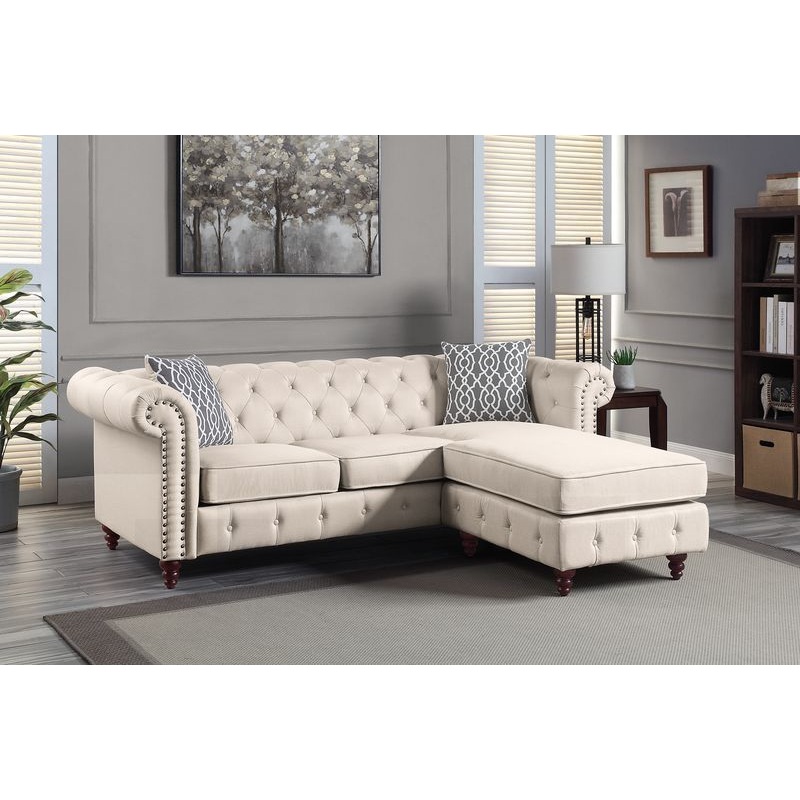 Waldina – Sectional Sofa|Beige