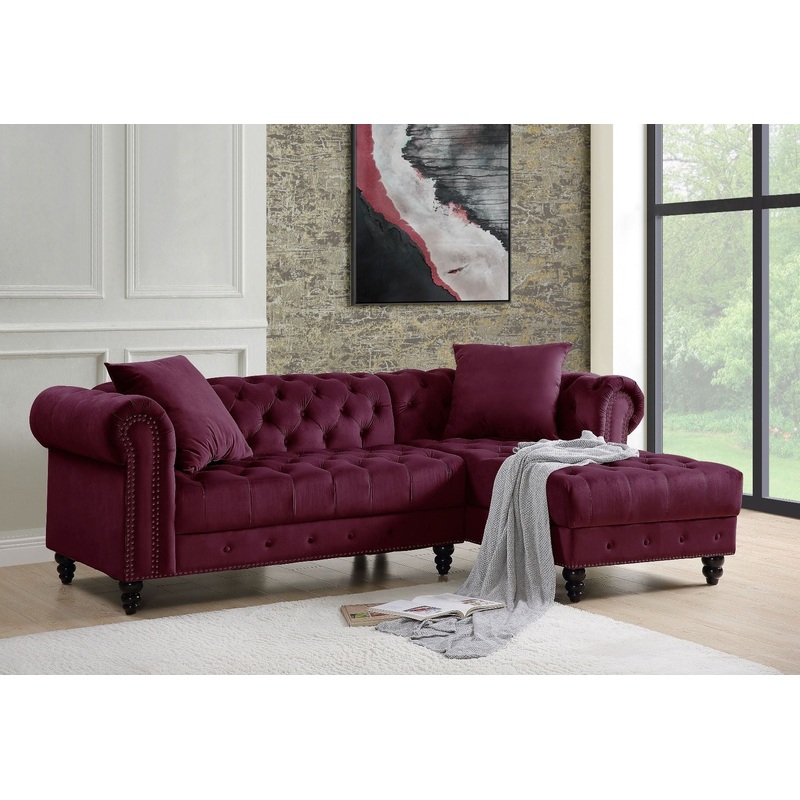 Adnelis – Sectional Sofa w/2 Pillows