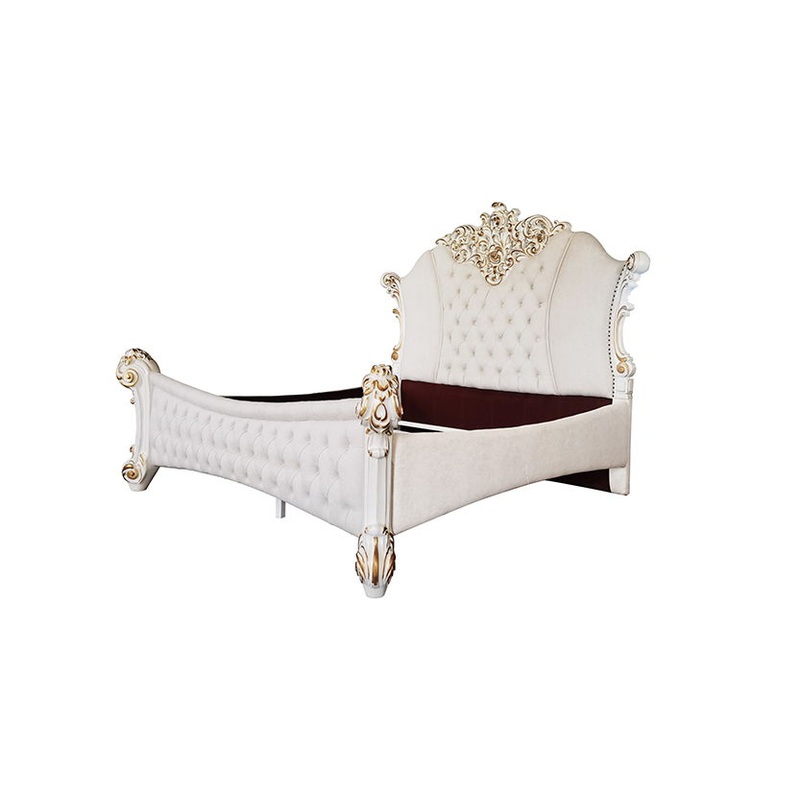 Vendome – Upholstered Bed|Ivory|California King|King|Queen