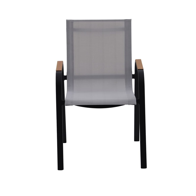 NATERIAL CALYPSO ALUMINIUM TEXTILENE GREY CHAIR