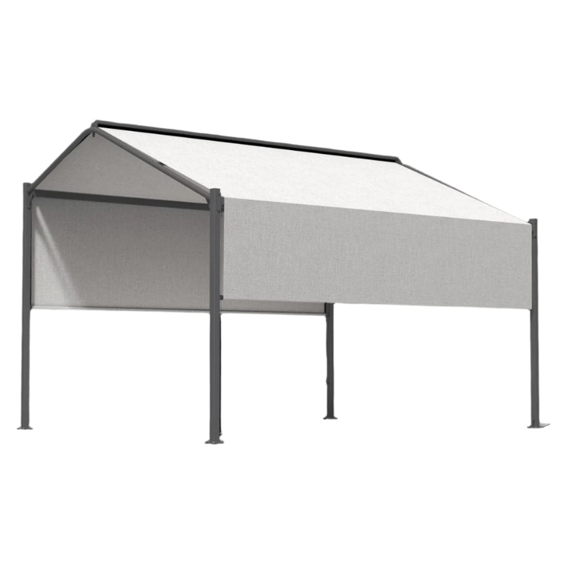 PERGOLA GAZEBO NATERIAL CASSY 4X3X2.8 POLYESTER STEEL 160GR/M2