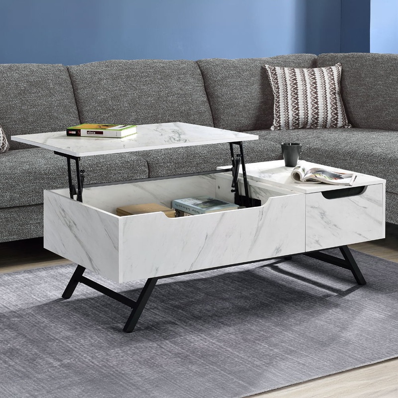 Throm – Coffee Table|White