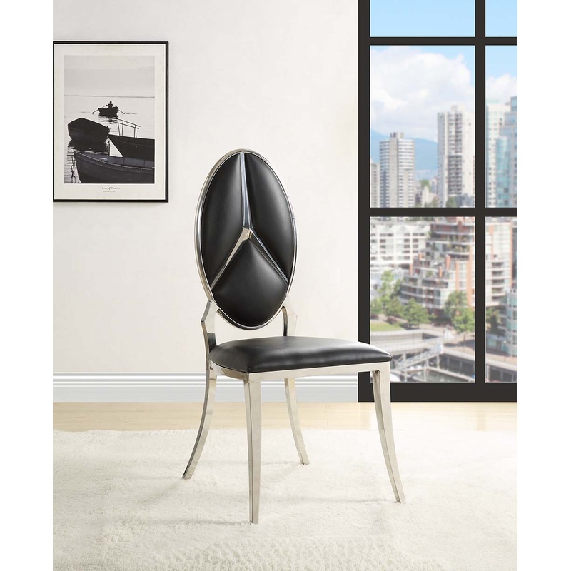 Cyrene – Side Chair|Black|Beige