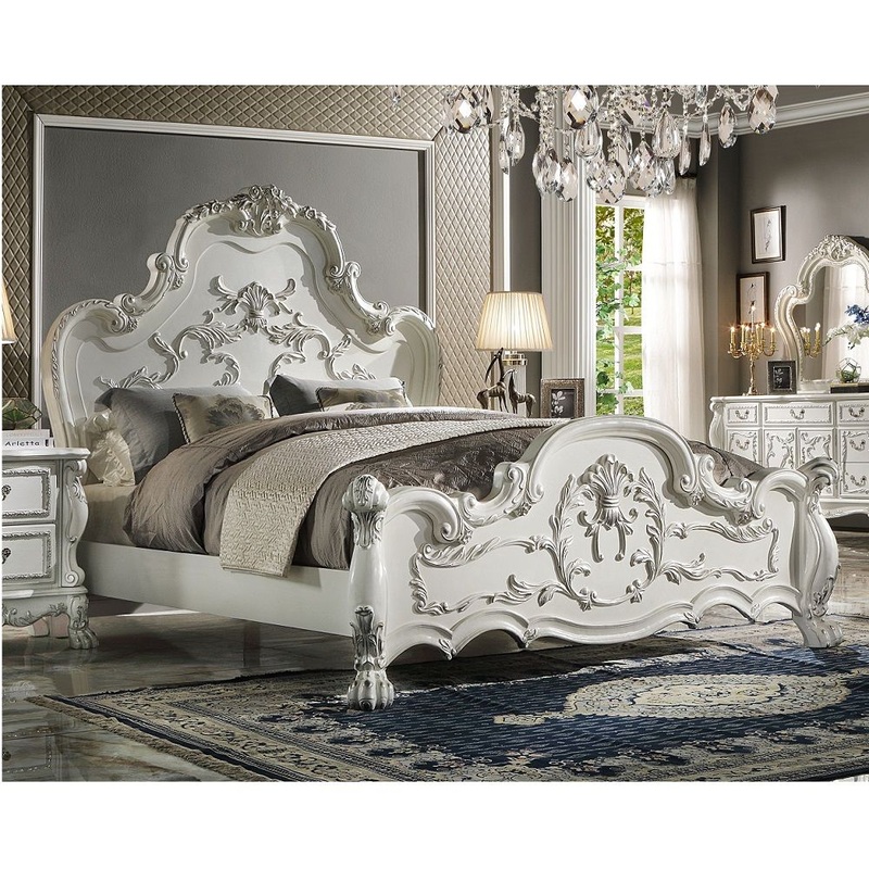 Dresden – Platform Bed|Bone White|Queen|California King|King