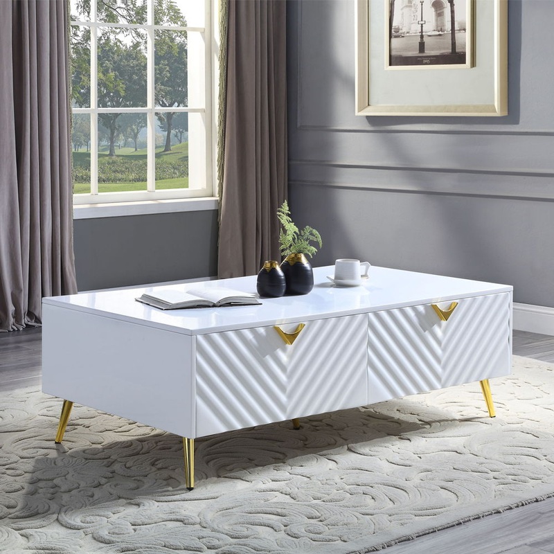 Gaines – Coffee Table|White
