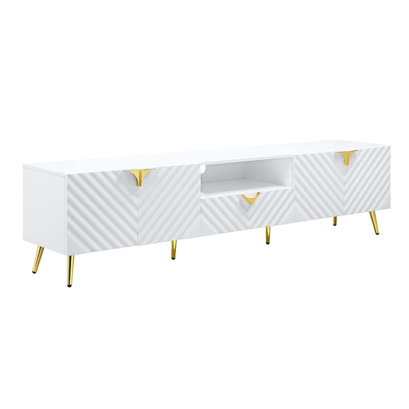 Gaines – TV Stand|White