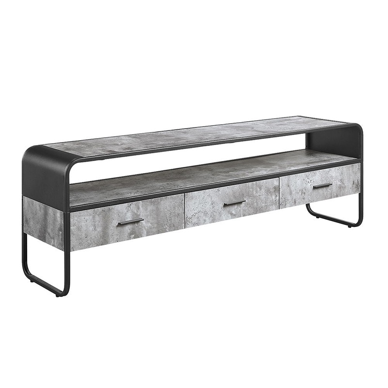 Raziela – TV Stand|Black|2 Drawers|3 Drawers