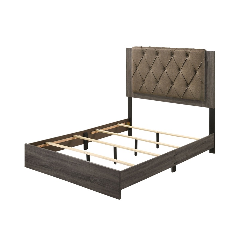 Avantika – Bed|Rustic Gray Oak|King