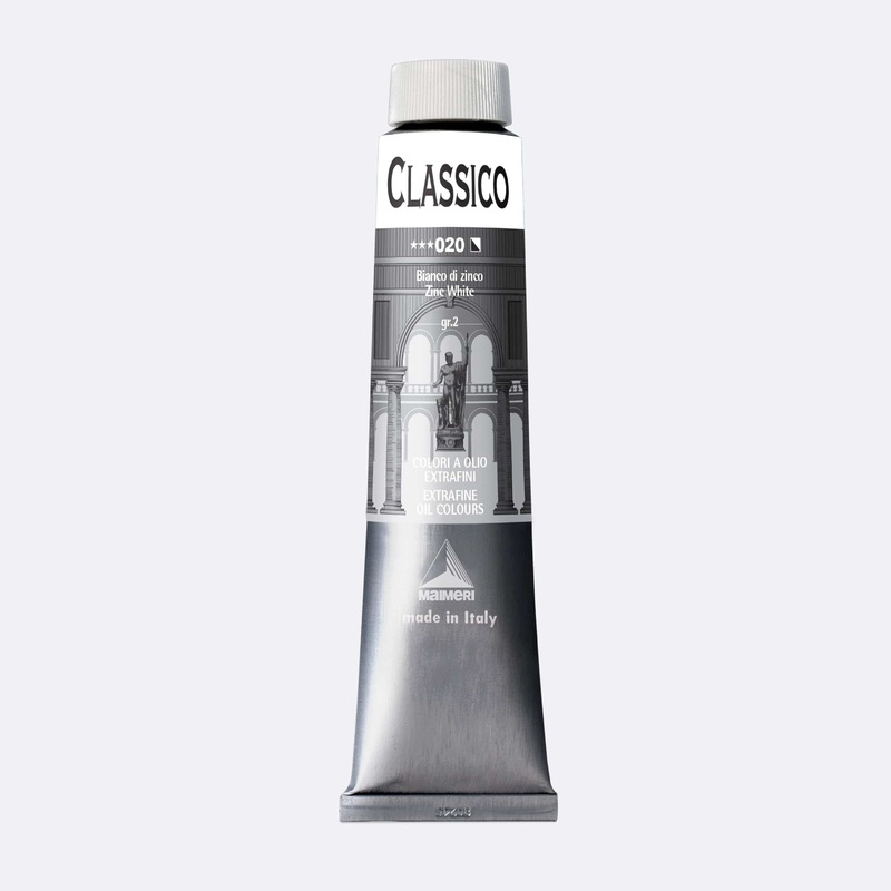 CLASSIC OIL COLOUR 200ML ZINC WHITE